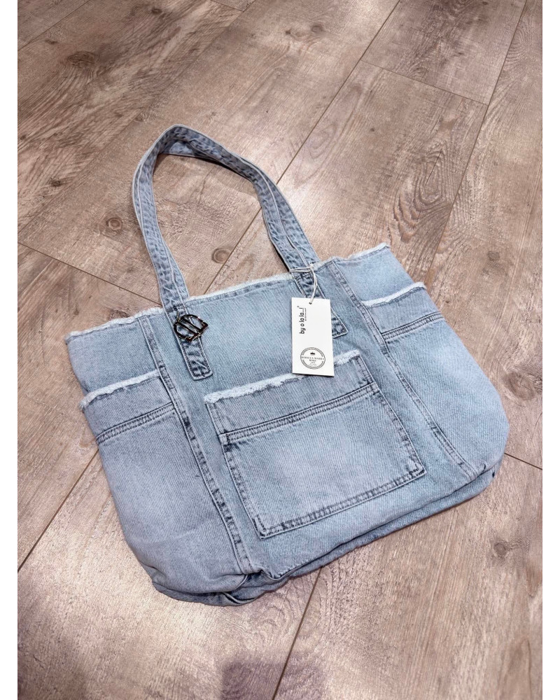 Torebka shopperka jeansowa By o la la...!