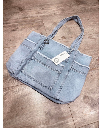 Torebka shopperka jeansowa By o la la...!