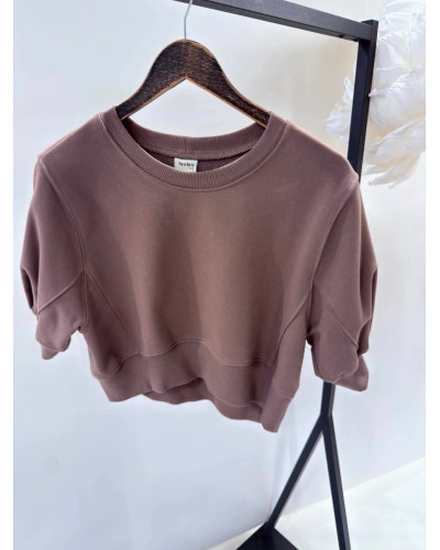 Bluza krótka By o la la...! kakao