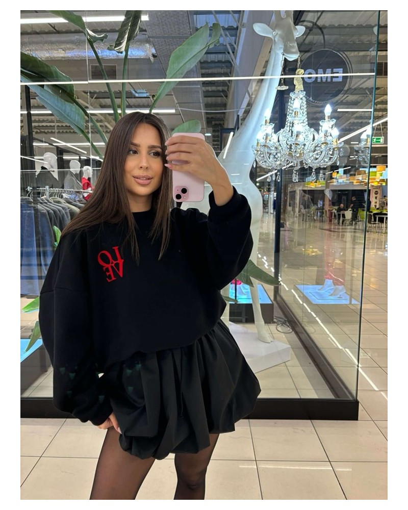 Bluza LOVE EMO czarna Bluza LOVE EMO czarna
