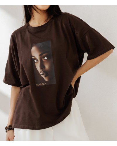 T-shirt twarz By o la la...! chocomus