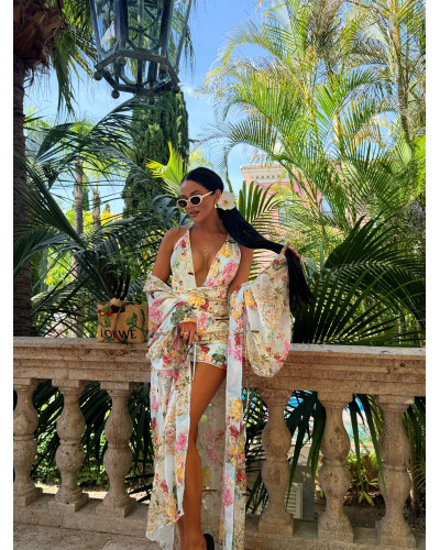 Monokini Santorini La Milla błękitny