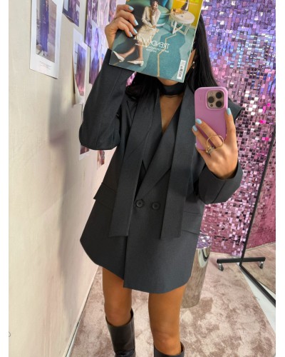 Marynarka wigilia La Milla grafitowa