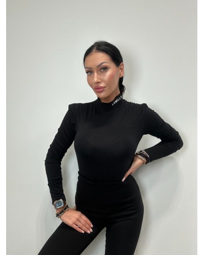 Golf body z logo La Milla czarny