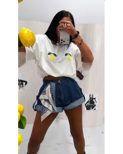 Szorty z zapięciem La Milla ciemny jeans