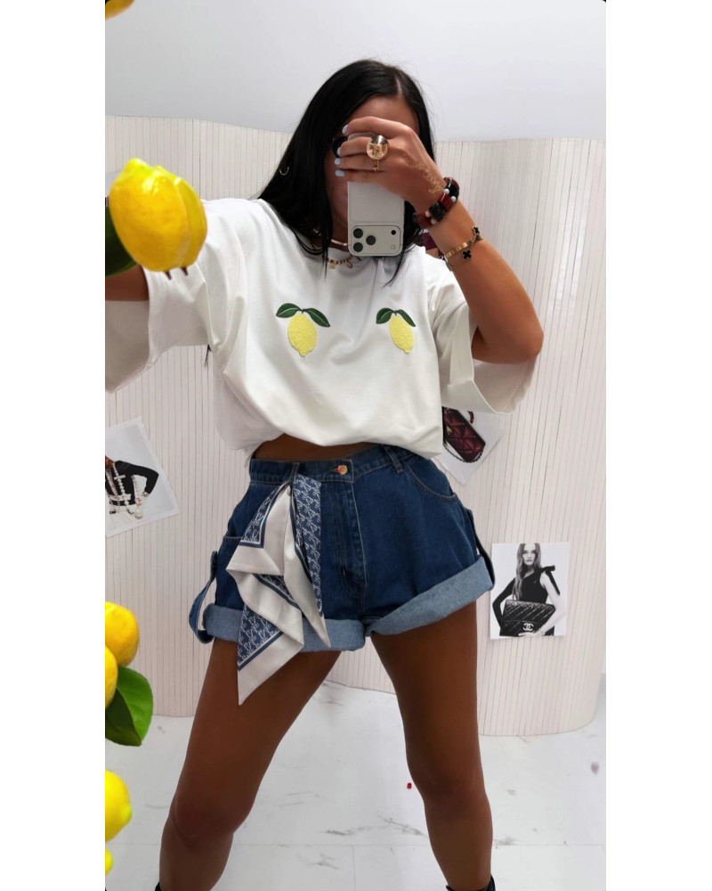 Szorty z zapięciem La Milla ciemny jeans
