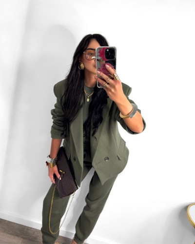 Marynarka dresowa La Milla khaki