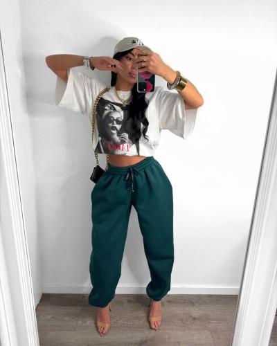 Spodnie dresowe ocieplane La Milla zielone