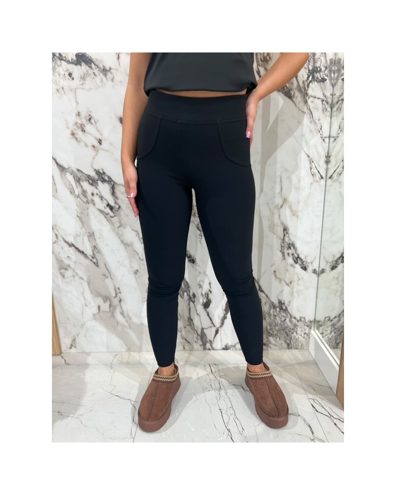 Legginsy PUSH UP By o la la...! czarne Legginsy PUSH UP By o la la...! czarne
