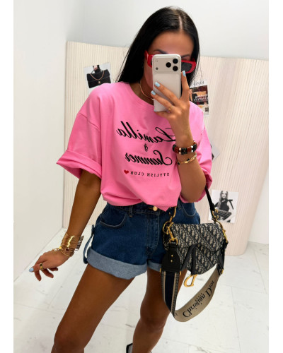 T-shirt La Milla Summer różowy