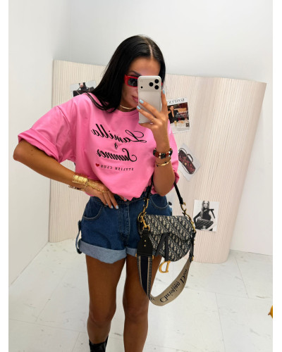 T-shirt La Milla Summer różowy