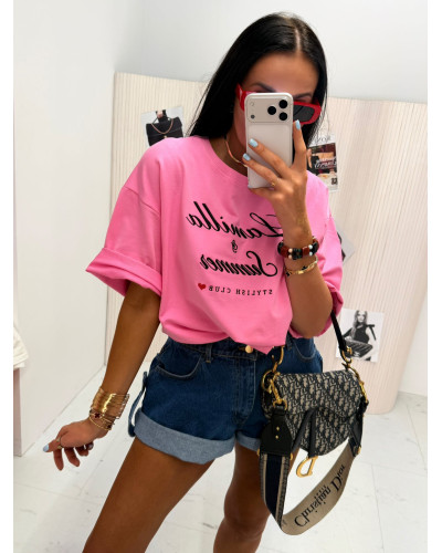 T-shirt La Milla Summer różowy