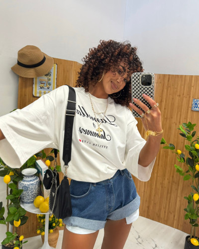 T-shirt La Milla Summer biały