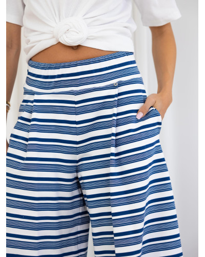 Spodnie w paski Marine By o la la...! denim