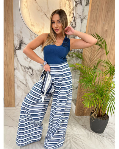 Bokserka z różami By o la la...!  denim