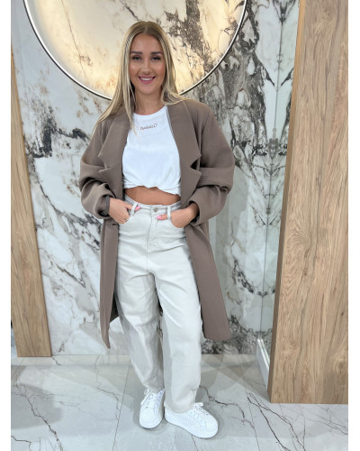 Płaszcz dresowy By o la la...! kakao