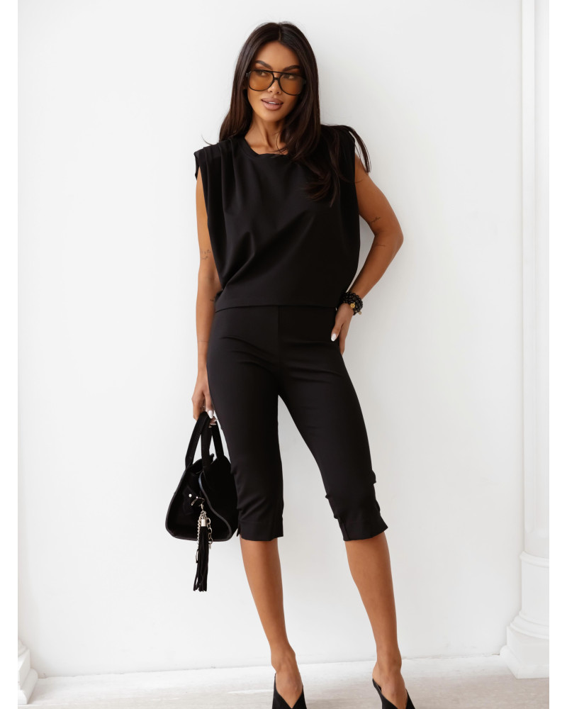 Spodnie capri By o la la...! czarne