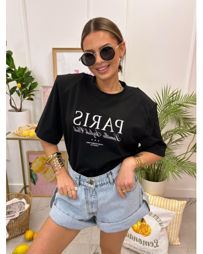 T-shirt La Milla Paris Stylish Club czarny