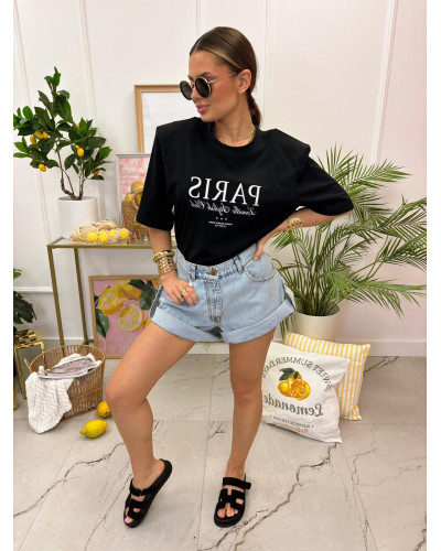 T-shirt La Milla Paris Stylish Club czarny