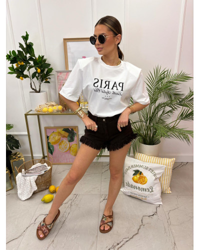 T-shirt La Milla Paris Stylish Club biały