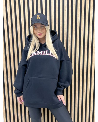 Bluza z kapturem La Milla czarna